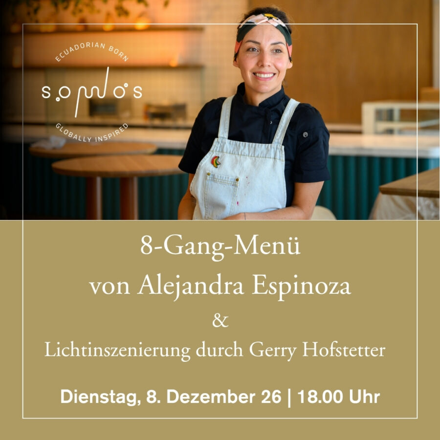 8. Dezember 2026 - 8-Gang-Menü von Alejandra Espinoza