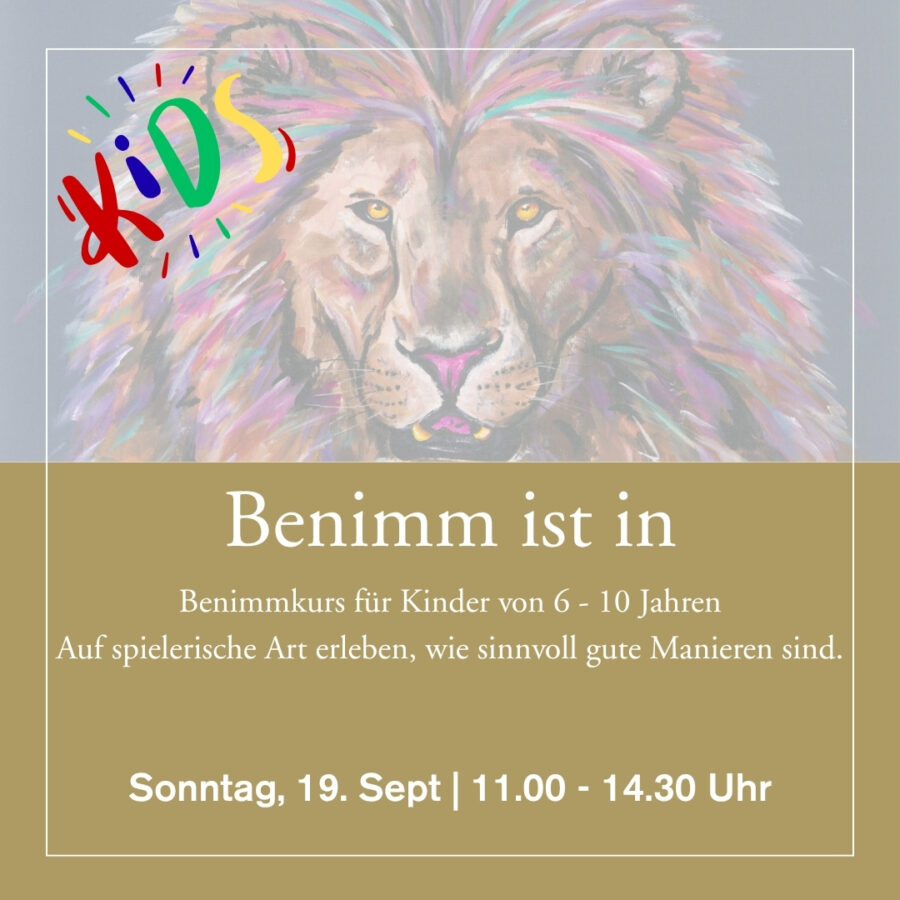 19. September 2027 - Benimm ist in Kurs
