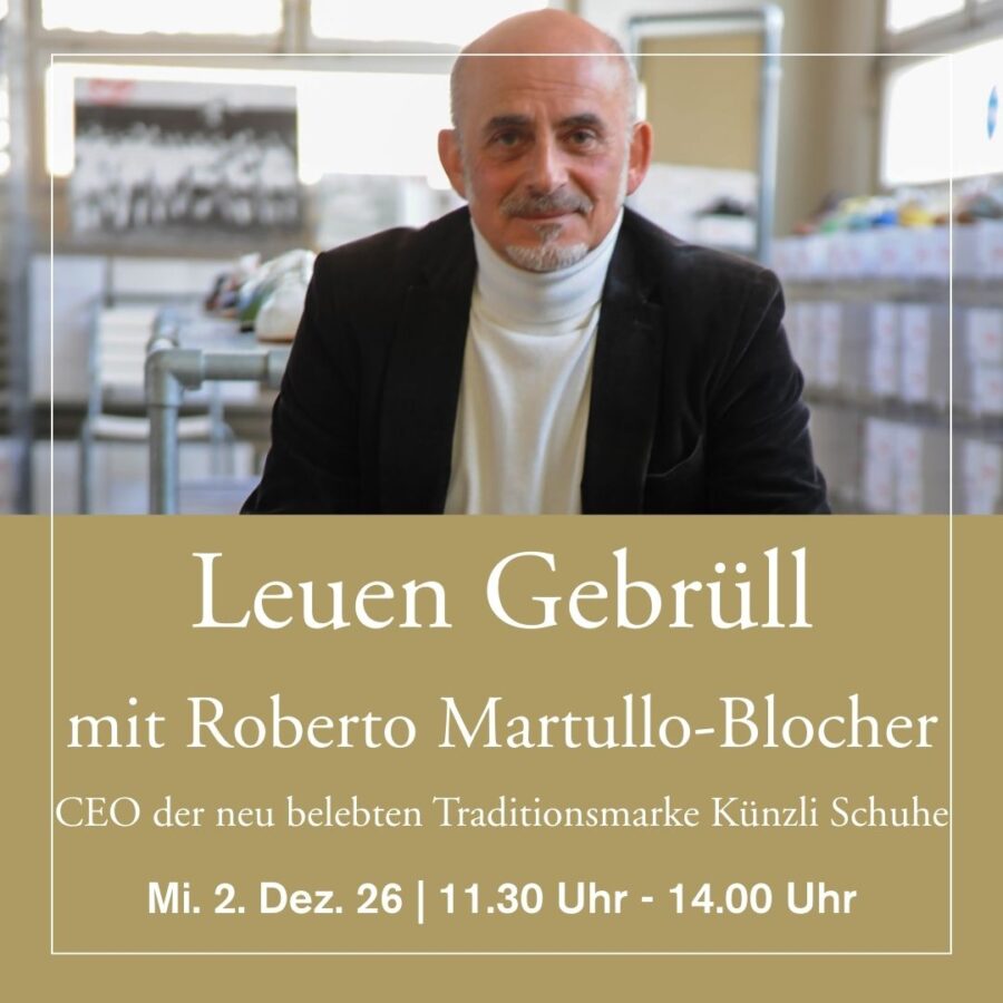 2. Dezember 2026 - Leuen Gebrüll mit Roberto Martullo-Blocher