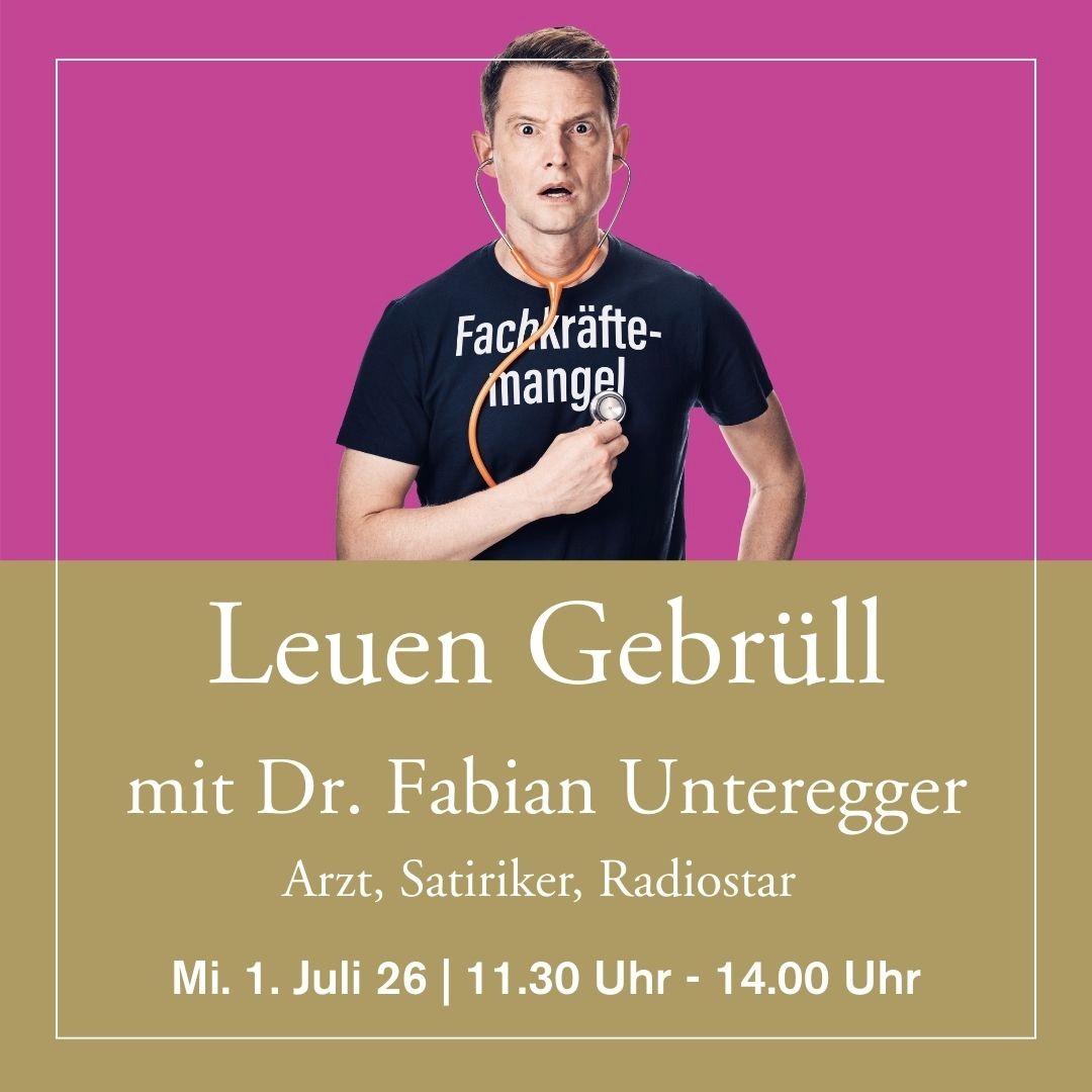 1. Juli 2026 - mit Dr. Fabian Unteregger